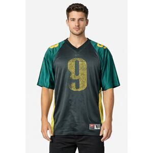 Nike Oregon Ducks Team Football Jersey #9 Green Yellow L Fan Apparel